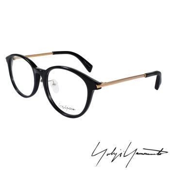 【Y-3山本耀司】Yohji Yamamoto 日本東京精湛工藝圓框光學眼鏡(黑金-YY1024-019)