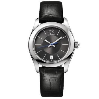 【瑞士 CK手錶 Calvin Klein】CK女錶 皮革錶帶 礦物抗磨玻璃 日常生活防水(K0K23161)