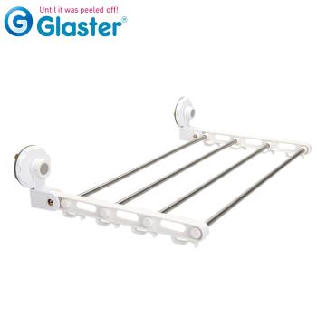 Glaster 韓國無痕氣密式可折疊毛巾架(GS-15)