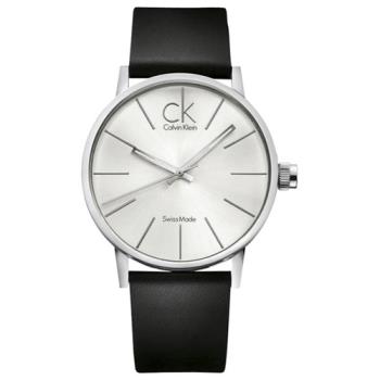 【瑞士 CK手錶 Calvin Klein】經典時尚 中性錶 皮革錶帶 礦物抗磨玻璃 日常生活防水(K7621192)