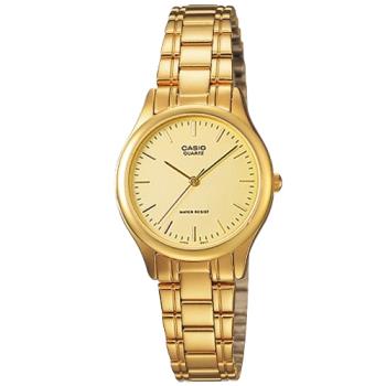 【CASIO 卡西歐】送禮首選 指針 不鏽鋼錶帶 優雅氣質 女錶(LTP-1128N-9A)