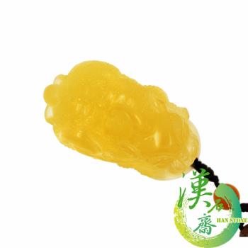 【漢石齋】天然A貨 冰種金田黃 貔貅吊墜(48*27*23mm以上/ 活圍)