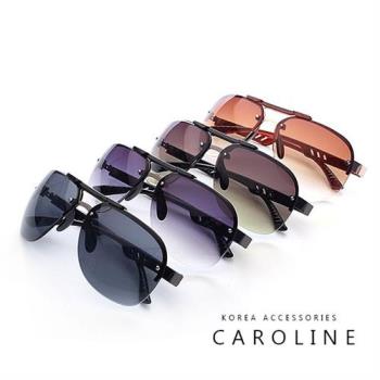 《Caroline》年度最新網紅款潮流行百搭抗UV時尚男士太陽眼鏡 72551