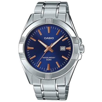 【CASIO 卡西歐】時尚石英男錶 指針錶 不鏽鋼錶帶 50米防水 礦物玻璃(MTP-1308D-2A)
