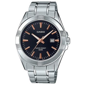 【CASIO 卡西歐】時尚石英男錶 指針錶 不鏽鋼錶帶 50米防水 礦物玻璃(MTP-1308D-1A2)