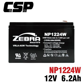 (CSP) NP1224W 12V6.2AH 密閉式電池 割草機 高爾夫球車 堆高機 收銀機