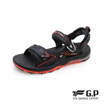 GP 男款超緩震氣墊涼鞋G1676M-橘色(SIZE:39-44 共二色) G.P