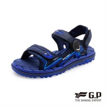 GP 經典款VII-中性休閒舒適涼拖鞋G1688-藍色(SIZE:36-44 共三色) G.P