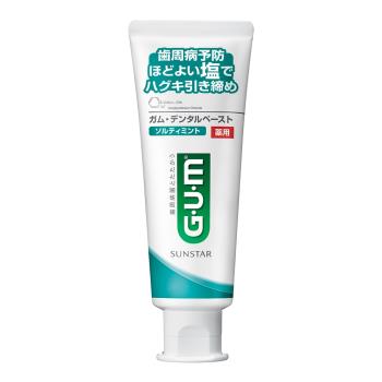 GUM 牙周護理牙膏 清爽岩鹽-150g(直立式)