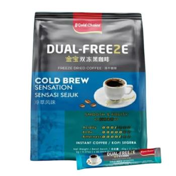 馬來西亞 金寶雙凍冷萃黑咖啡(2gx30包)-4袋/組