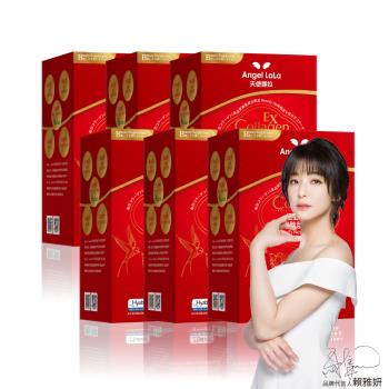 Angel LaLa 天使娜拉_極致賦活燕窩胜肽膠原飲x6盒(10包/盒/水蜜桃風味)