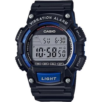 CASIO卡西歐 十年電力運動腕錶-黑x藍/45mm(W-736H-2AVDF)
