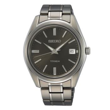 SEIKO精工 經典簡約鈦金屬腕錶 (6N52-00B0D/SUR375P1) SK044