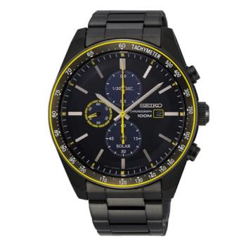 SEIKO精工 太陽能三眼計時腕錶 V176-0AZ0SD/SSC729P1