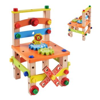 Colorland-益智玩具 百變螺絲拆裝椅 兒童玩具鎖螺絲玩具 積木