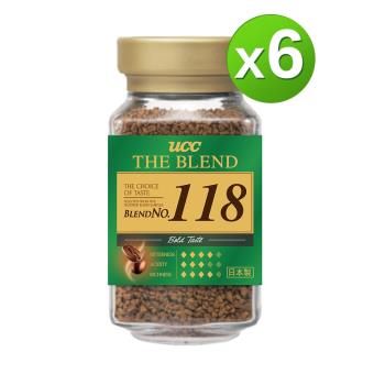 【UCC】118即溶咖啡x6罐組(90g/罐)