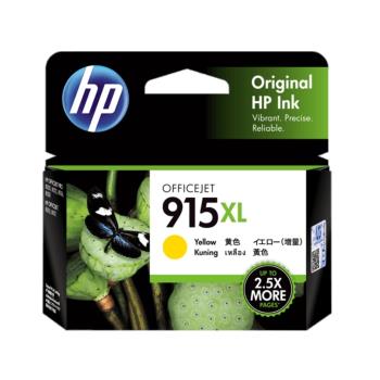 HP 原廠 3YM21AA (915XL) 高印量黃色 墨水匣 適用HP OfficeJet Pro 8020 / 8025
