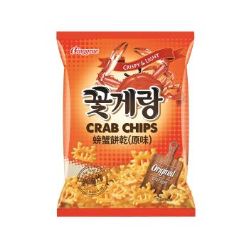 【韓味不二】Binggrae 螃蟹餅乾(原味)70G*16包/箱