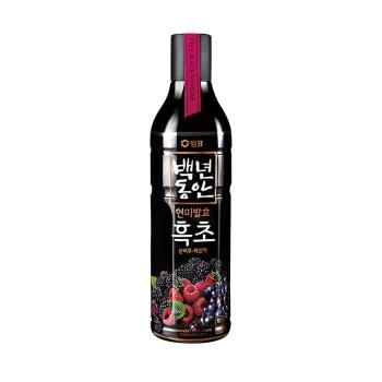 【韓味不二】膳府玄米黑醋(山葡萄&覆盆子口味)900ml*3瓶