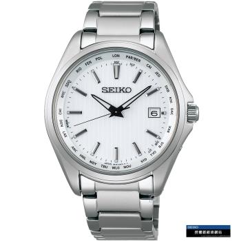 SEIKO 精工 經典太陽能電波錶-7B75-0AA0S(SBTM287J)