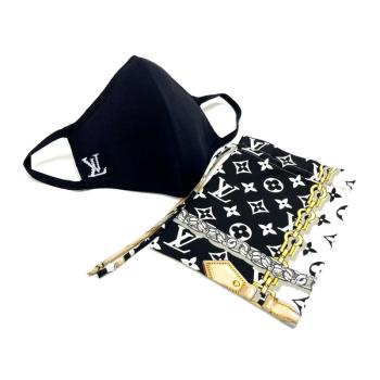 ⭐限量款!LV 黑色針織口罩套