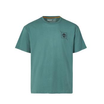 Timberland 男款煙松綠背面印花短袖T恤A4372J74
