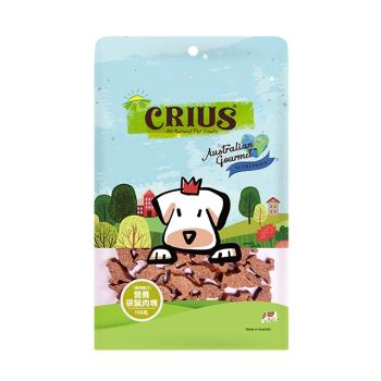 【CRIUS 克瑞斯】全齡犬 天然澳洲點心 營養袋鼠肉塊 100G_( 100Gx3包) 