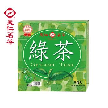 【天仁茗茶】綠茶袋茶50入