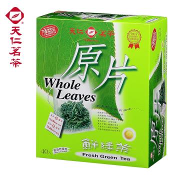 【天仁茗茶】 鮮綠茶原片袋茶40入