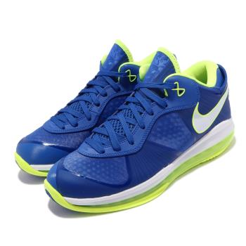 Nike 籃球鞋 Lebron VIII V 2 Low 男鞋 明星款 氣墊 舒適 避震包覆 運動 球鞋 藍 綠 DN1581400