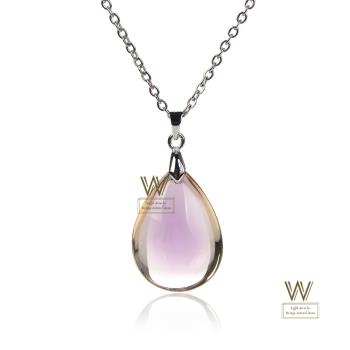 【w-jewelry】精品水晶工坊-頂級3A全美紫黃晶墬(11040504)