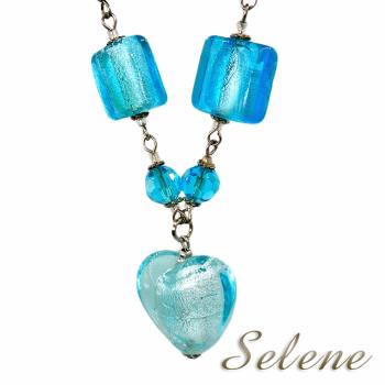 【Selene珠寶】海洋之心琉璃項鍊(限量特價商品)