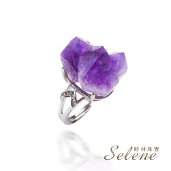 【Selene】紫水晶原礦造型戒指(限量特價商品)