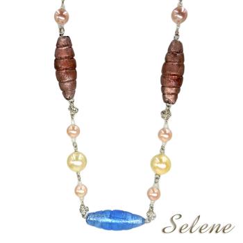 【Selene 珠寶】柔美琉璃貝珠項鍊(限量特價商品)