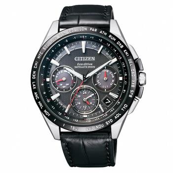 CITIZEN 星辰 待言人廣告款光動能鈦金GPS衛星對時腕錶/44mm/CC9015-03E
