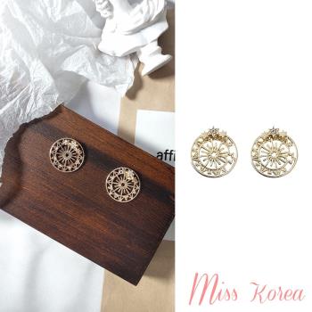 【MISS KOREA】韓國設計S925銀針兩戴法閃耀摩天輪星星耳環