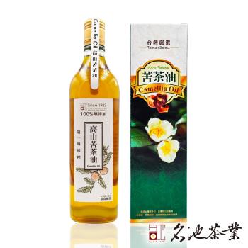 【名池茶業】台灣原淬高山苦茶油(600ml/瓶)