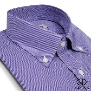 GIBBON 精紡舒適長袖襯衫‧深紫