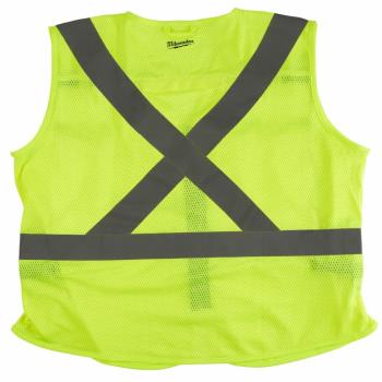 Milwaukee 美沃奇 專業版 工程 反光背心 10個口袋 螢光黃色48-73-5062(L/XL)