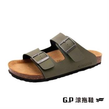 G.P 男款雙帶柏肯鞋M391-綠色(SIZE:40-44 共二色) G.P