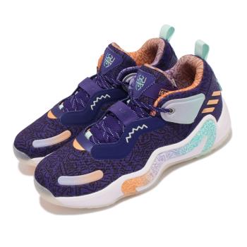 adidas 籃球鞋 D O N  Issue 3 GCA 男鞋 愛迪達 避震 包覆 米契爾 運動 球鞋 紫 白 GV7264 [ACS 跨運動]