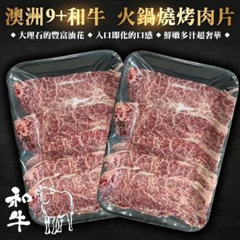 【海肉管家】澳洲9+和牛燒肉片5盒(每盒100g±10%)