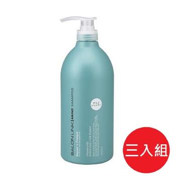 日本 熊野油脂 沙龍級系列 -胺基酸 彈性恢復 洗髮精 1000ml-3瓶
