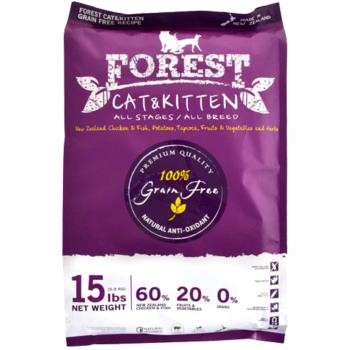 森鮮天然無穀低敏-全貓雞肉配方 15磅/6.8kg 效期：20241130