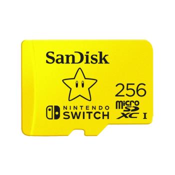 SanDisk 256GB記憶卡 Nintendo Switch專用 microSDXC UHS-I(U3) 3x5