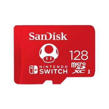 SanDisk 128GB記憶卡 Nintendo Switch專用 microSDXC UHS-I(U3)
