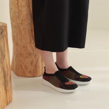 【WYPEX】獨家設計輕量透氣針織休閒鞋 -五彩 健走鞋