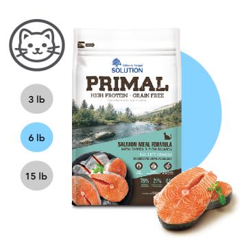 耐吉斯  源野高蛋白-無穀全齡貓鮭魚配方(化毛消化加強) 6磅(2.72公斤)(貓飼料) 