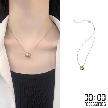 【00:00】韓國設計個性戒指吊墜時尚項鍊