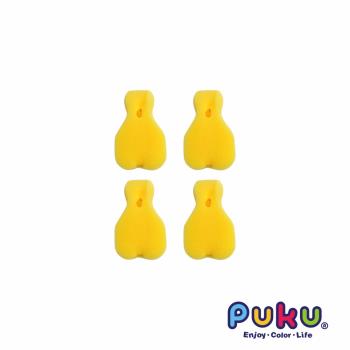 【PUKU藍色企鵝】PUKU轉轉Q海綿奶嘴刷替換組4入